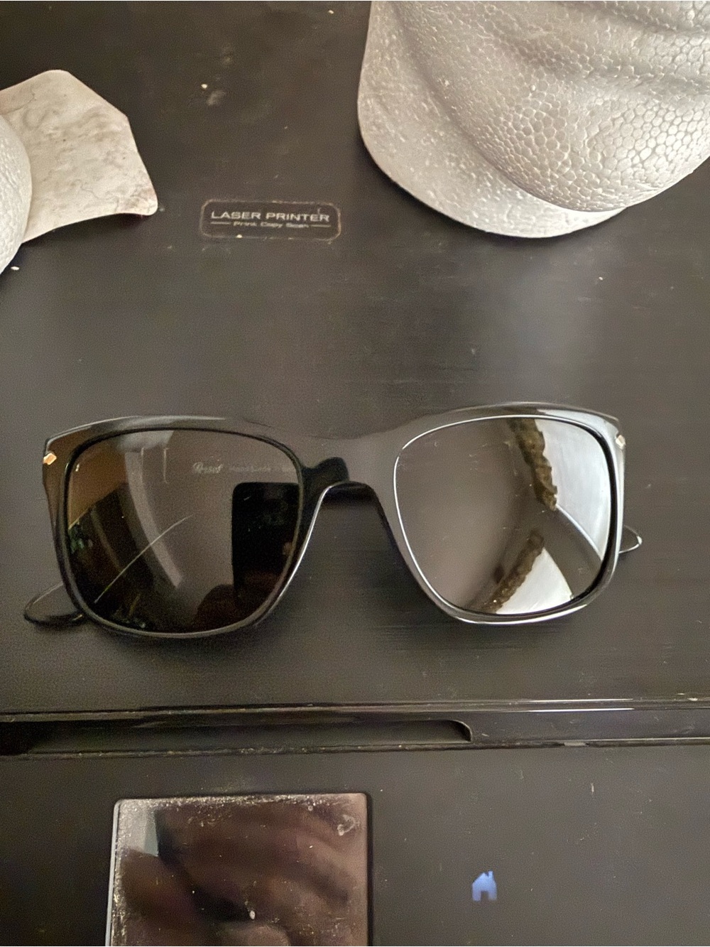 Persol wayfarer style sunglasses polarized